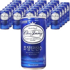 초정탄산수 플레인, 30개, 190ml