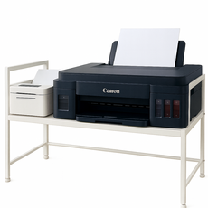 다이룸마켓 다용도 프린터 복합기 받침대 프린터선반, 화이트 2단, 1개