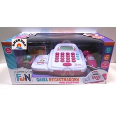 CREATIVE FUN 兒童電子收銀機玩具 仿真超市購物遊戲, 1個