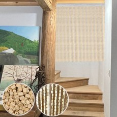 천연 대나무발 문발 블라인드 창문 펜션 다실 복고 자동문발 블랙 0 1평방미터 창발