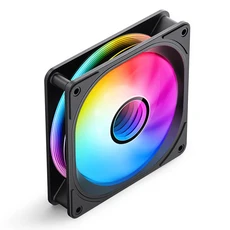 JONSBO電腦散熱風扇，靜音高效多色炫光，簡易安裝多機殼適用, 黑, 1個, FR-606BR