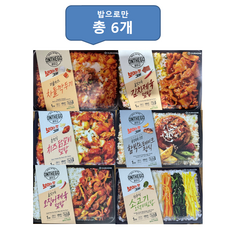 온더고 아워홈 냉동도시락 골고루 6가지, 1.74kg, 1세트