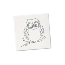 캔버스액자 부엉이 10개입 전통미술