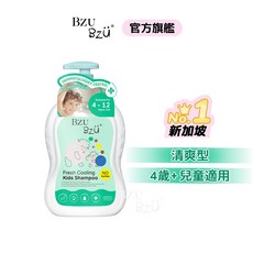 BZU BZU 兒童專用洗髮精 清爽型 4-12歲適用 600ml, 1個, 清爽舒緩