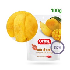 올라 두툼한 소프트 건망고 말랭이, 5개, 100g