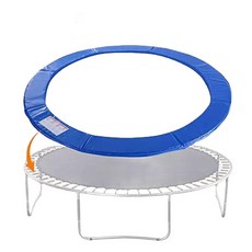 트램폴린 테두리 커버 안전 가리개 블루 모서리 패드 가드 미터 스펀지, PVC+PE 그린 12ft 3.66m