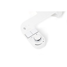 THE HEALTH ARROW - MIZU FLOW 비데 부착물 범용 비전기 담수 위생적인 세척 압력 및 스프레이 각도 조절 가능 셀프 클리닝 이중 노즐 (후면 및, THE HEALTH ARROW - MIZU FLOW 비