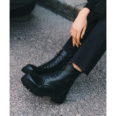 솔트앤초콜릿 레이스업 워커 앵클부츠 412246019 4cm 358279