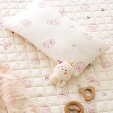 마롤로뜨 빌리지 씬필로우 아기 베개 유아 신생아 돌 낮은베개, 아이보리 마롱이