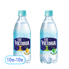 웅진 빅토리아 탄산수 파인애플 10P + 청포도 10P, 1박스, 500ml 1박스, 500ml
