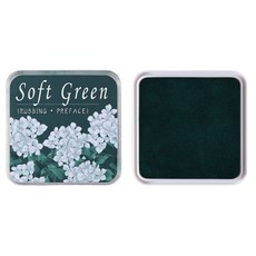 보스케 플라워컬러 스탬프 잉크패드, 1개, 소프트 딥그린