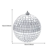 호환 Thrisdar 미러 유리 볼 반사 디스코 DJ 실버 댄스 무대 홈 파티 상업 창 장식 10 cm, 05 10cm 1pcs