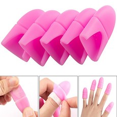 속오프캡 5개 네일아트 리무버 랩 실리콘 탄성 광택