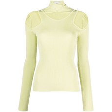 코페르니 컷아웃 골지 스웨터