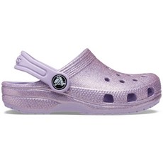 Crocs Classic Glitter Clog 幼兒薰衣草 (206992_530)