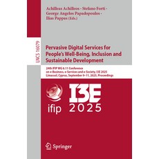 (영문도서)Pervasive Digital Services for People's Well-Being Inclusion and Sustainable De... Paperback, Springer, English, 9783032061638