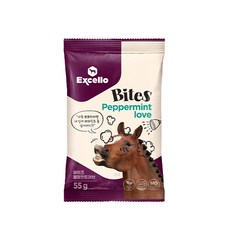 엑셀로 바이츠 말과자 페퍼민트 러브 55g, 1개