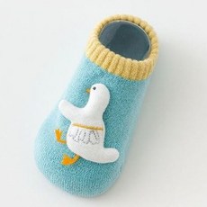 출산 용품 선물 유아 아기 입체 양말 덧신 거위
