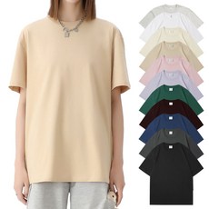 스토리원 JG-SSTT002 유니섹스 11컬러 4계절입는 프리미엄 코튼 베이직 반팔티 이너티