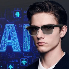 AI 스마트 안경 실시간 번역 음악 플레이어 통화 실시간 번역 기능, 1개, PowerM