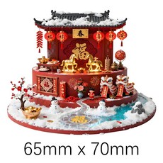 锦亿文创定制 新年新春金屬磁吸冰箱貼 喜慶立體場景擺飾 居家節慶裝飾禮品, 【官方正版】新年新春