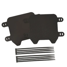 1/2PCS 오토바이 부품 프론트 플레이트 번호판 Surron Light Bee X, 02 BW09 Black 2PCS