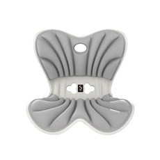 人體工學透氣坐墊，辦公室居家兩用，舒適支撐減壓，久坐不累, 灰色