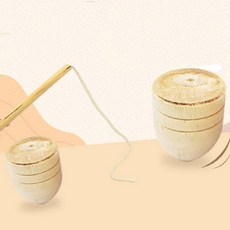 셀엔드 민속놀이 팽이 세트 전통팽이 나무팽이
