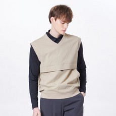 볼빅 어패럴 남성 골프 주머니 디테일 블루종 베스트 VMVTO201 BE