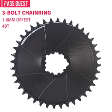 Sram 자전거 체인휠 3 클로우 1.8mm 내부/외부 오프셋 다이렉트 마운트 클로즈드 내로우 와이드 톱 체인링, 04 Inner 40T Black, 01   Mainland