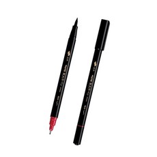 붓펜 검정 트윈 갑10개입 캘리그래퍼 디자이너 색칠