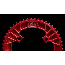 【風逸單車】Cybrei EVO CHAINRINGS 鋁合金齒片(大盤齒片), 紅,54T, 1個