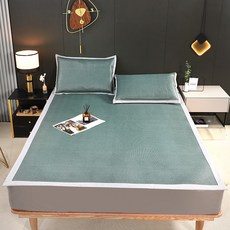 藤席涼蓆夏天新款席子冰絲草夏季軟嬰兒可用雙面單人學生宿舍, 印尼藤-水綠色