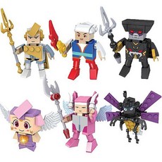 2000 코고맨 블럭6종 입체 퍼즐 조립완구 미니블럭, 14919-1빛의전사코고맨