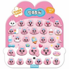 빤쮸토끼 마시멜로스티커 - 이티모콘 얼굴, 상품명