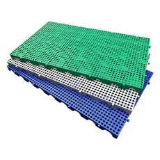 플라스틱 깔판 빠레트 높이 5cm 1미터 조립 지게차, 소형 사각 블루 100x60x5cm, 1개