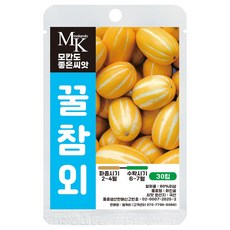 모칸도 좋은씨앗 꿀참외 씨앗 30립 고당도 열매과일 씨앗, 1개
