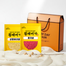 횡재미가 홍국상황 2종 선물세트 (홍국쌀1kg+상황버섯쌀1kg), 1세트