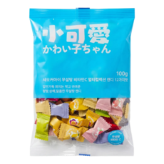 샤오커아이 민트향 무설탕 비타민C 믹스 과일사탕, 100g, 1개