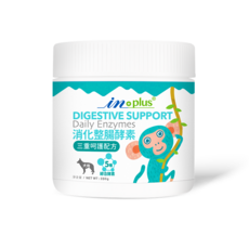 IN PLUS 消化整腸酵素 三重呵護配方 280g 狗狗專用 - 犬用腸胃保健, 1個, 消化+腸道健康