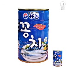 조은하나 유동 꽁치 통조림 캔 400g
