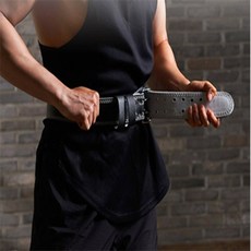HCT 에르고기어 가죽 역도벨트 15cm 허리보호대 리프팅벨트, L