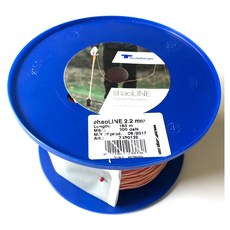 Teufelberger shaoLINE 2.2mm 拋擲繩 183M 輕量耐磨戶外繩索, 橘/白/黃色, 1