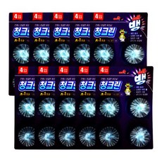 옥시레킷벤키저 이지오프뱅 청크린 드롭형 변기세정제 4개입 10개