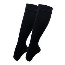 메디지아 의료용 무릎형 발트임 압박스타킹 압박밴드 블랙, 종아리/무릎형, 1세트