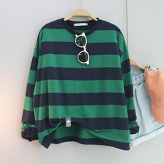 달콩 여성 봄신상 긴팔티 오버핏 왕단가라루즈핏긴팔티