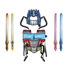 아이엠파티 6종 로봇 풍선 은박 변신 칼