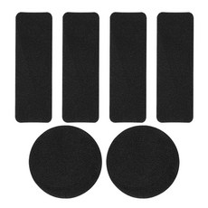 6PCS 스포츠 신발 수리 스티커를 쉽게 사용할 수 있습니다., 블랙