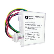 AG3000 HVAC 서지 프로텍터 집 전체 서지 프로텍터 TPMOV 기술 장치 포함 방수 인클로저 번개 보호 세 가지 보호 모드 컨디셔너 프로텍터 120/240 V, AG3000 HVAC 서지 프로텍터, 집 전체 서지 프