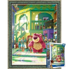 퍼즐피플 디즈니 토이스토리 직소퍼즐, 1개, 토이스토리 150P 액자포함(엔틱그린), 150피스